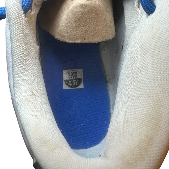 Nike Air Jordan 14 Retro GS Hyper Royal/Black/White Youth 4.5 Unisex 487524-104 - Picture 8 of 11